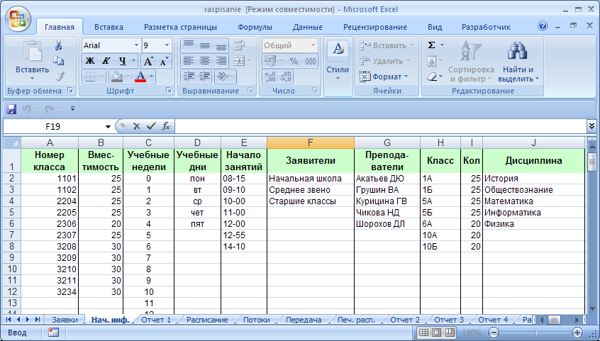 Excel неделя. Таблица эксель расписание. Расписание занятий в экселе. Расписание уроков excel. Программы для составления расписания в вузе.